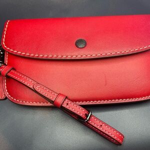 Coach 1941 Clutch Wristlet in Red